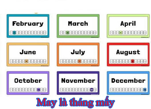 [Share] May là tháng mấy? Sep là tháng mấy trong tiếng Anh