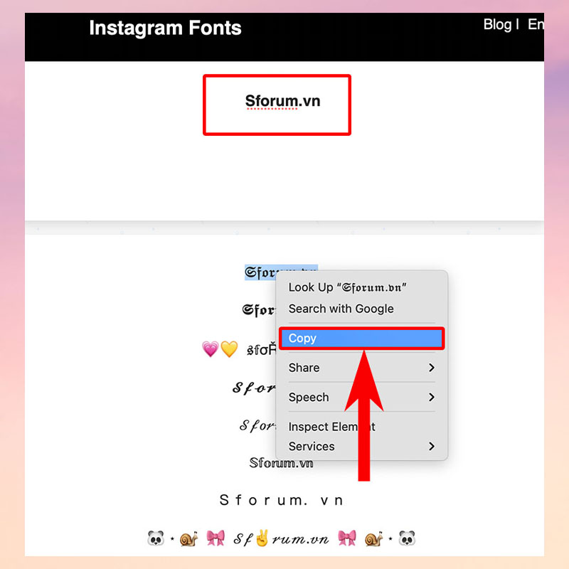 Sforum - Trang thông tin công nghệ mới nhất ge2 Top 4 trang web tạo font chữ Instagram đơn giản và đẹp nhất 