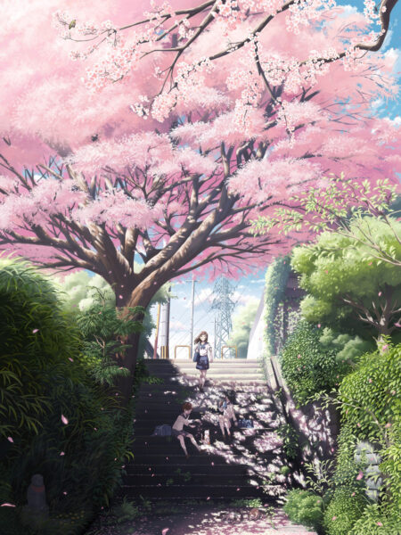 Ảnh hoa Anh Đào anime đẹp nhất