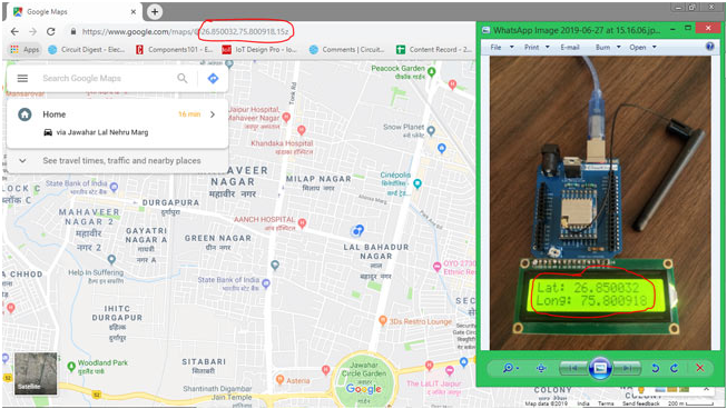 Arduino LoRa GPS Tracker Hoạt động thực tế