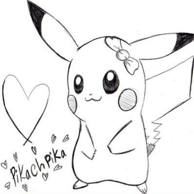 tranh tô màu Pikachu