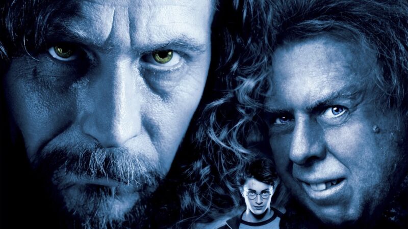 hình ảnh Harry potter và chú Sirius Black