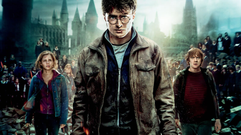 hình ảnh Harry potter trong trận chiến cuối cùng