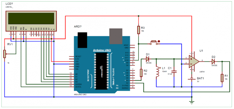 Mạch đo điện cảm và điện dung sử dụng arduino