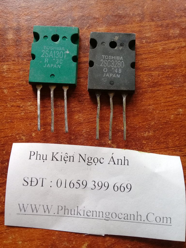 Cặp sò Transistor 2SA1301 2SC3280 Xanh Đen Tháo máy chính hãng toshiba 1