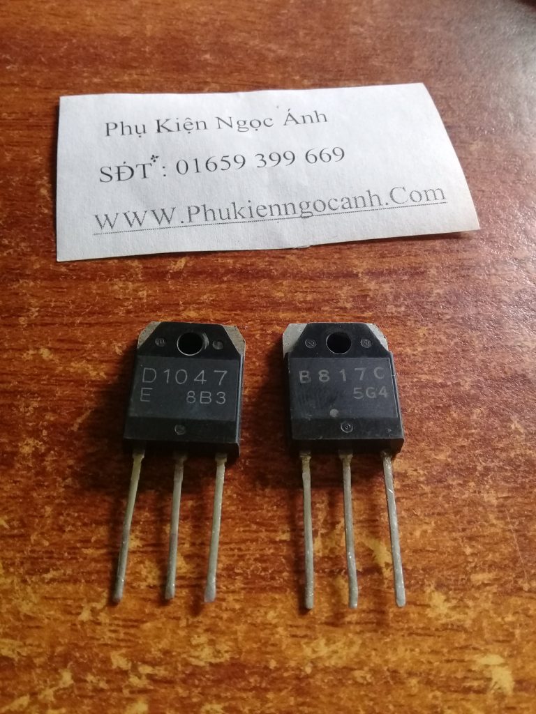 D1047 B817 cặp sò Transistor tháo máy 2SD1047 2SB817 giá 13kcặp111