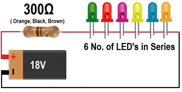 Tính điện trở cho led siêu sáng