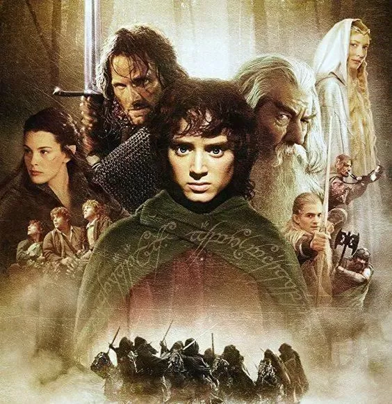 Poster Chúa Tể Của Những Chiếc Nhẫn phần 1 (nguồn ảnh: Internet), những bộ phim về xứ sở thần tiên