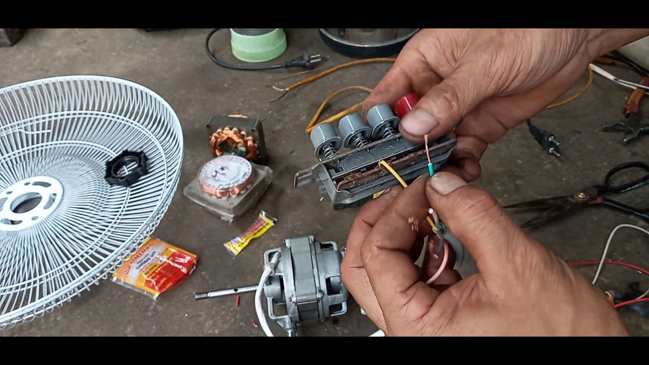 Cách sửa quạt điện bị đứt dây