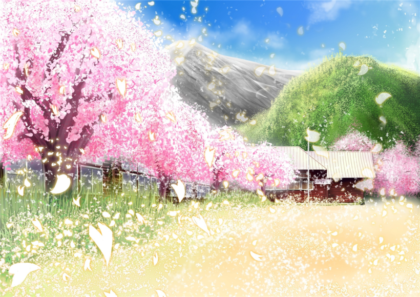 Ảnh hoa Anh Đào anime đẹp