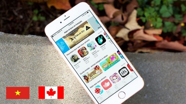 Hướng dẫn chuyển vùng App Store Canada về Việt Nam
