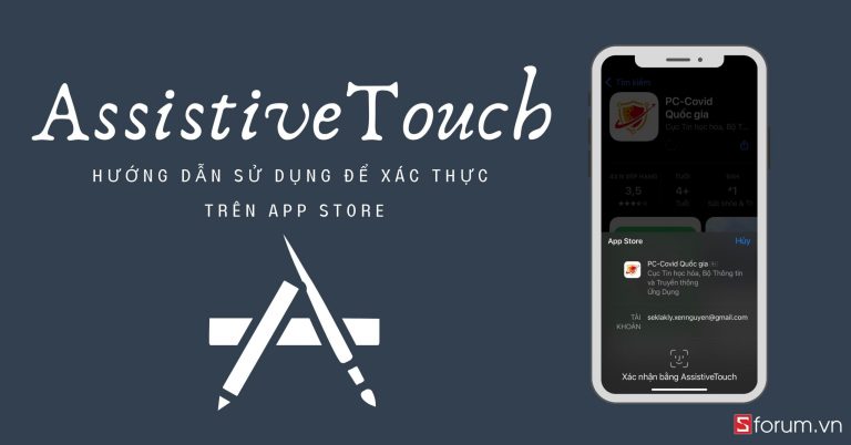 Sử dụng AssistiveTouch trên iPhone để tải ứng dụng trong App Store