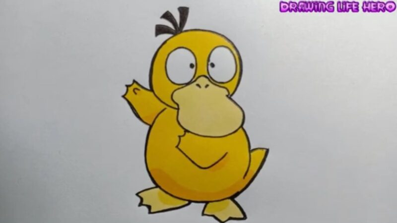 vẽ tranh Pokemon SpyDuck dễ thương