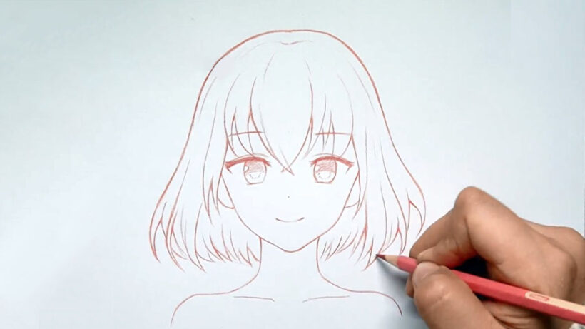 Cách vẽ cô gái anime