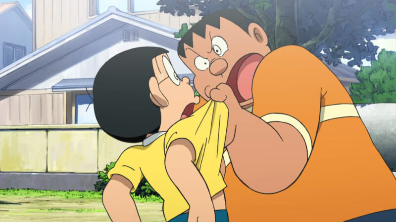 Ảnh Chaien bắt nạt Nobita
