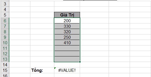 Lỗi # Value Trong Excel Là Lỗi Gì? Cách Sửa Lỗi #Value!