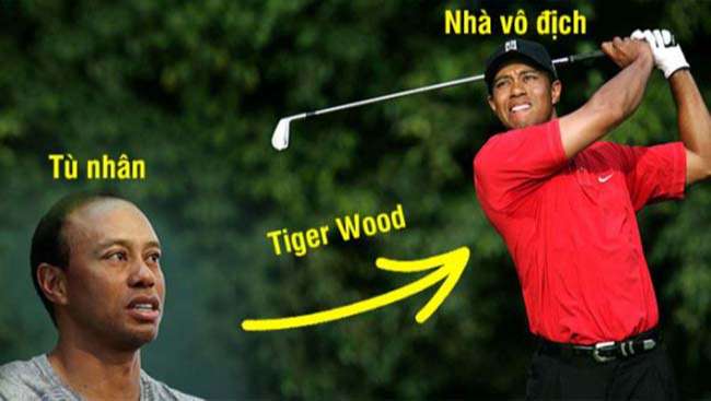 Tiger Wood, nhà vô địch đánh golf Mỹ chính là người đã sử dụng nhuần nhuyễn sức mạnh của ‘tự kỷ ám thị’