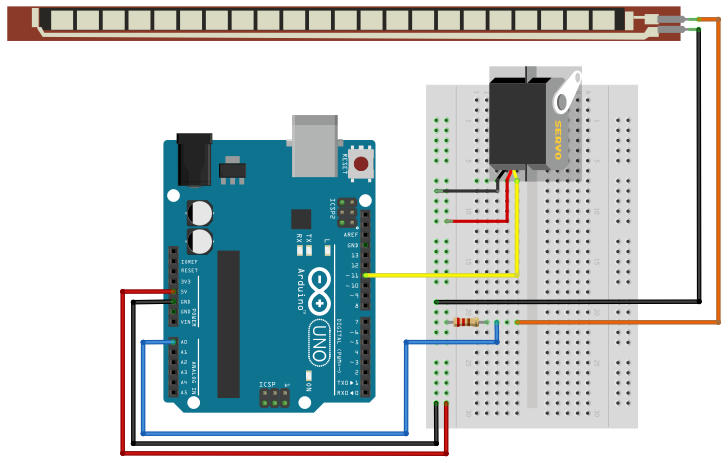 Giao tiếp cảm biến uốn cong flex sensor với Arduino