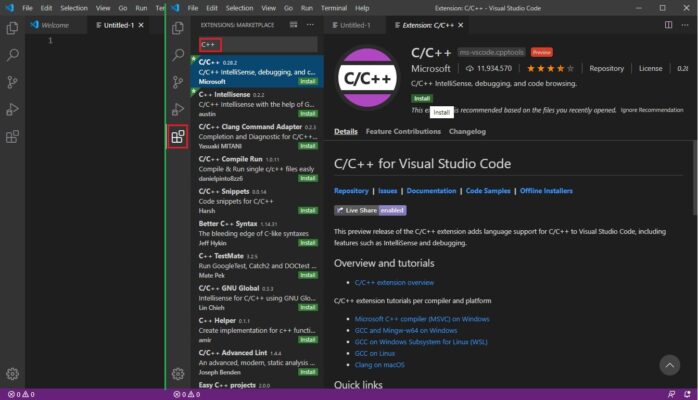 C Plugin VS Code