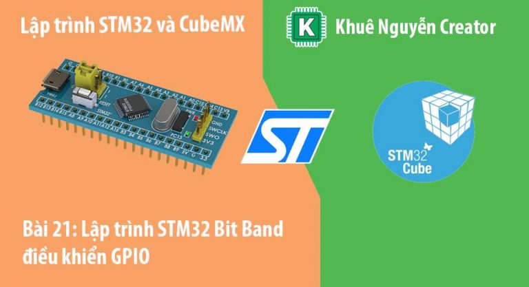 Lập trình STM32 Bit Band điều khiển GPIO