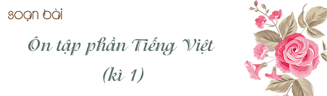 Soạn bài Ôn tập phần Tiếng Việt kì 1