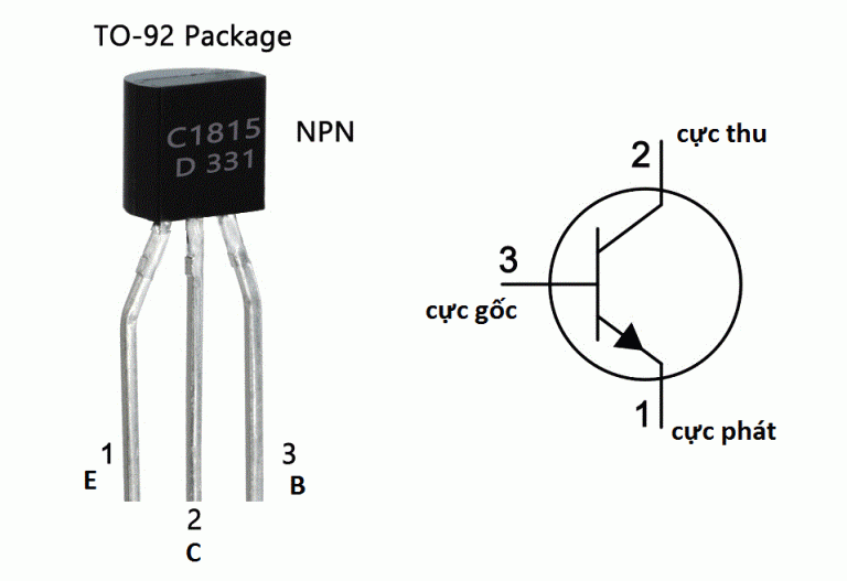 Tìm hiểu về transistor C1815 | Học Điện Tử