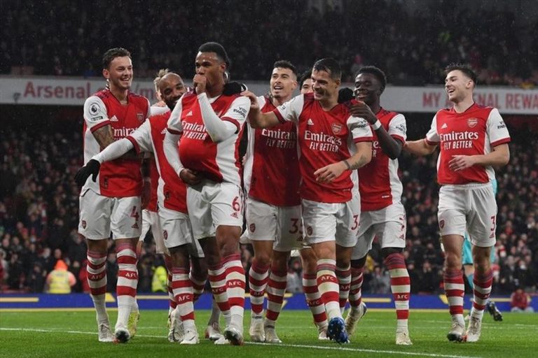 Arsenal đang tranh đua ngôi vô địch với Man City tại giải ngoại hạng anh mùa 2022 -2023